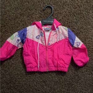 Vintage Pink and Purple Windbreaker Jacket